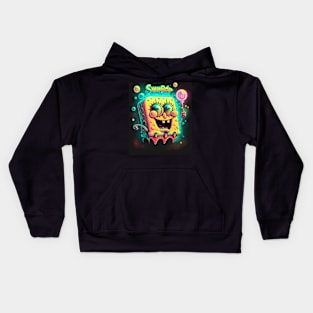 Fan Art Anime Funny spongebob Kids Hoodie